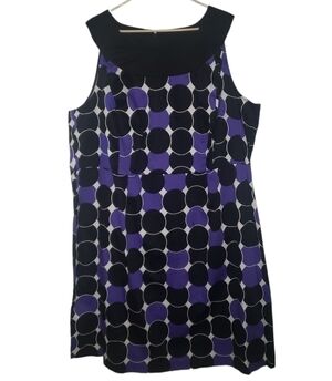 𝅺LANE Bryant Plus NWT Shift Sleeveless Dress Women's Size 28